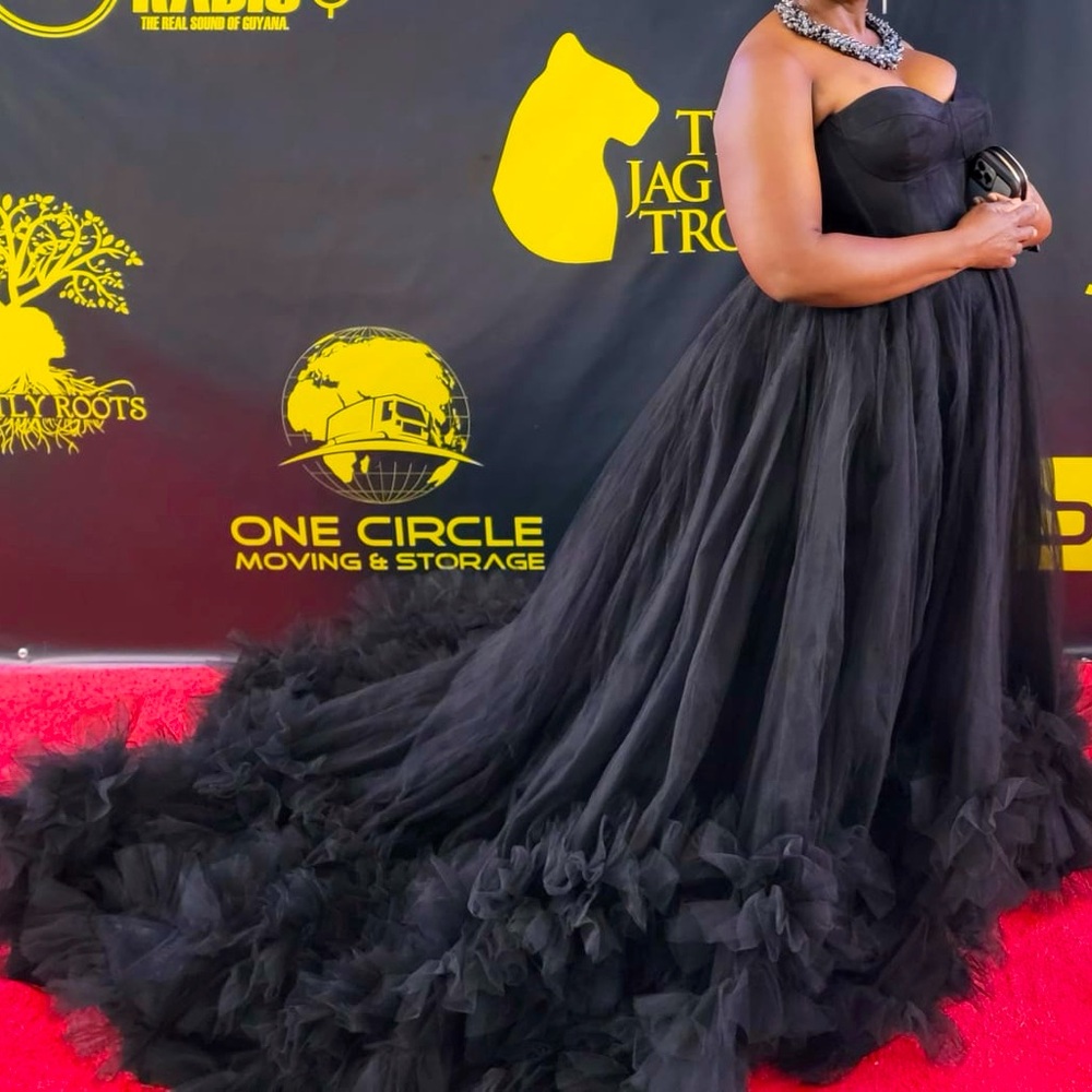Beautiful black, tulle, princess ball gown